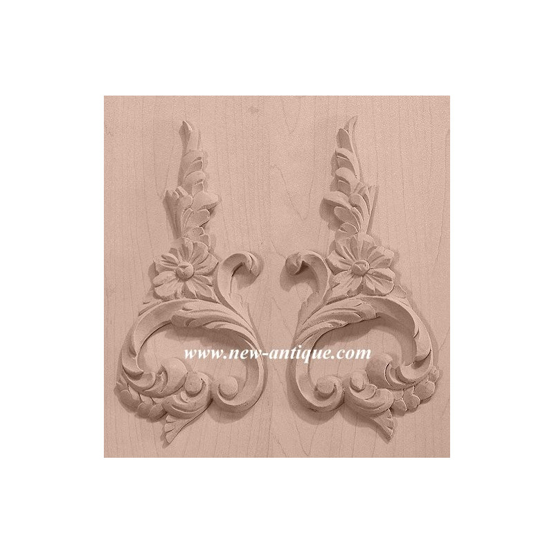 APPLIQUES EMBOSSED CARVINGS Wood / Resin 241