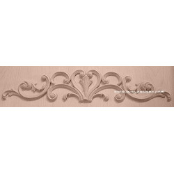 Applique resin / wood 268