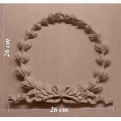 Applique resin / wood 282
