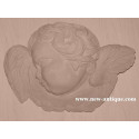 Applique Angel resin / wood 325