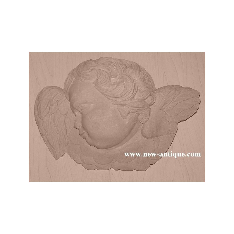 Applique Angel resin / wood 325