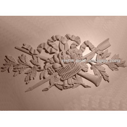 Applique Angel resin / wood 327