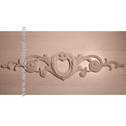 Applique Angel resin / wood 332