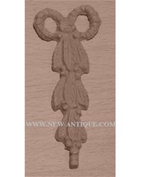 Applique Angel resin / wood 333
