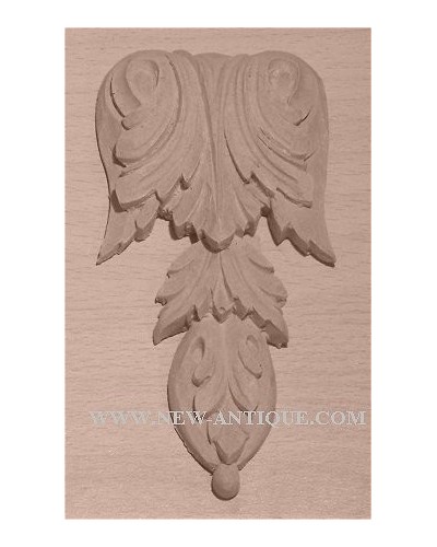 Applique Angel resin / wood 338
