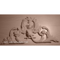 Applique resin / wood 427