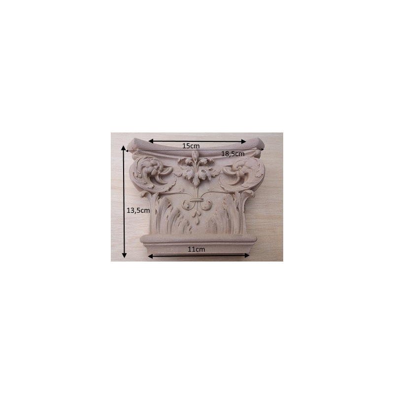 Applique Angel resin / wood 330