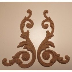 Applique Angel resin / wood 330